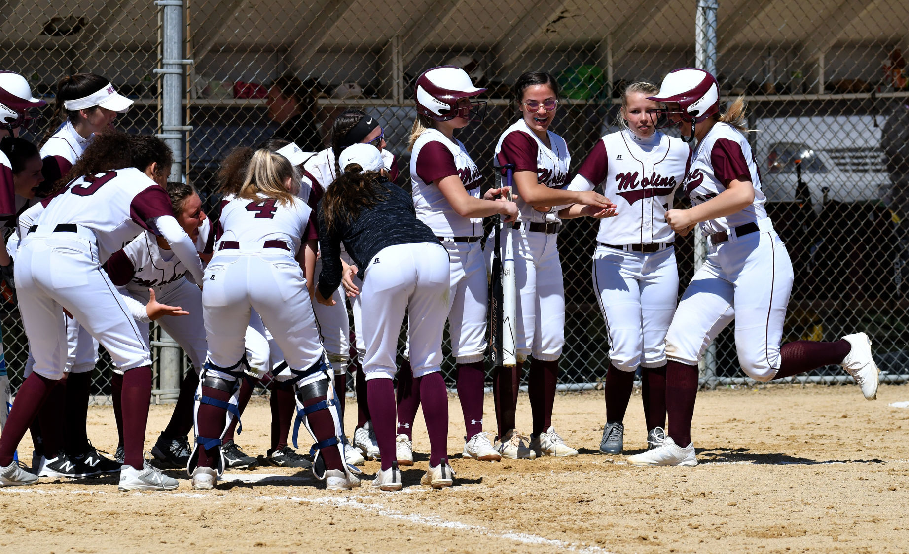 Rock Island vs Moline softball